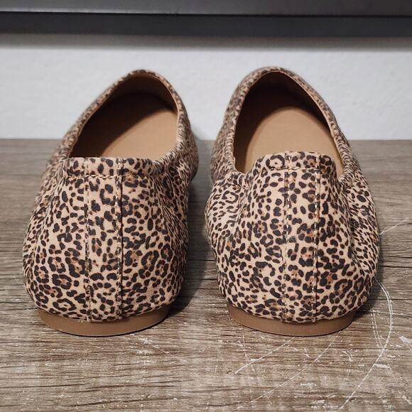 Torrid Scrunch Flats Women's Ballet Flats Shoes 13 Extra Wide Leopard Print - Picture 4 of 9